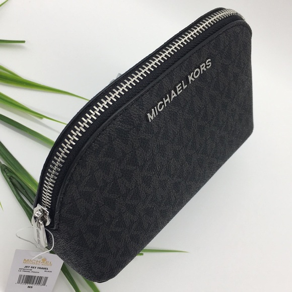 Michael Kors Jet Set Travel LG Travel Pouch Black - Picture 4 of 8